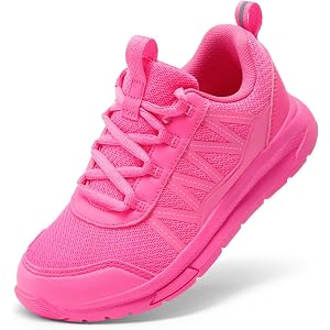 DREAM PAIRS Kids Shoes Sneakers Lace Up | Tennis,Lightweight,Running,Breathable,Comfortable, Non Slip,Walking, Gym, School, D