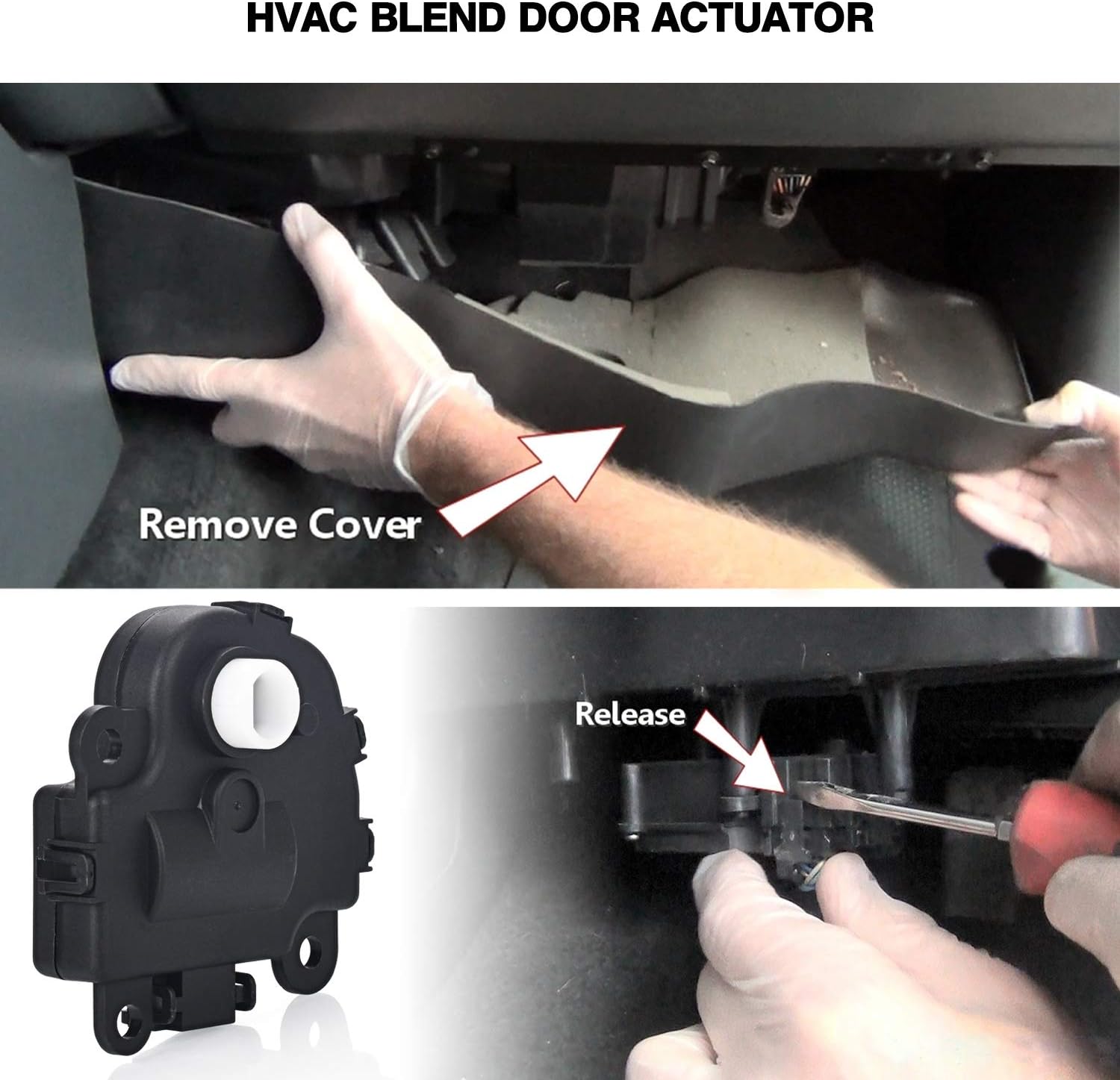 Pack of 2 HVAC Blend Air Door Actuator Replace 604108 1573517 1574122