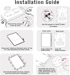 BMOUO Case for iPad 10th Generation 10.9 inch