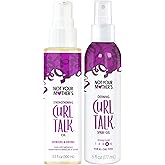 Not Your Mother's Curl Talk Curl Defining Spray Gel and Strengthening Hair Oil (2-Pack) - Styling Products for All Curl Types