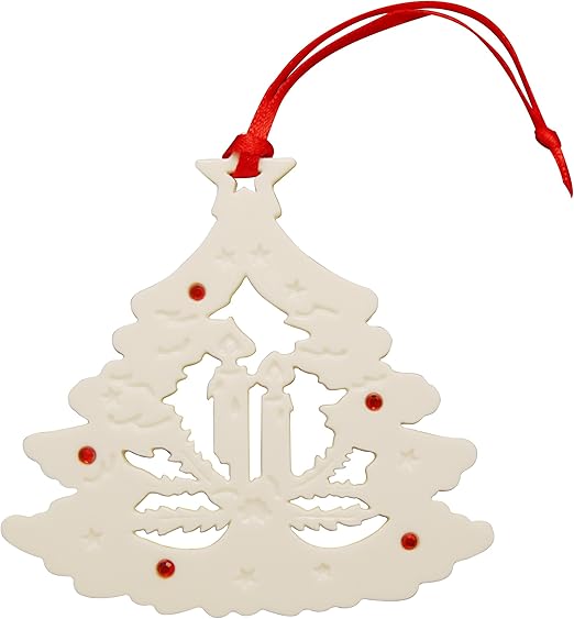 Belleek Living Christmas Tree Ornament Amazon.co.uk Kitchen & Home