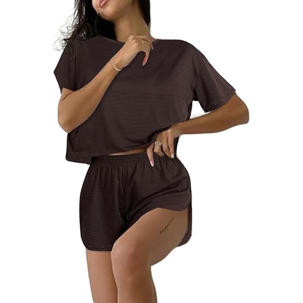 WDIRARA Women's Plus Size Ribbed Lounge Set - Long Sleeve Tee & Pants Pajama Set, Super Soft Sleepwear - View #11