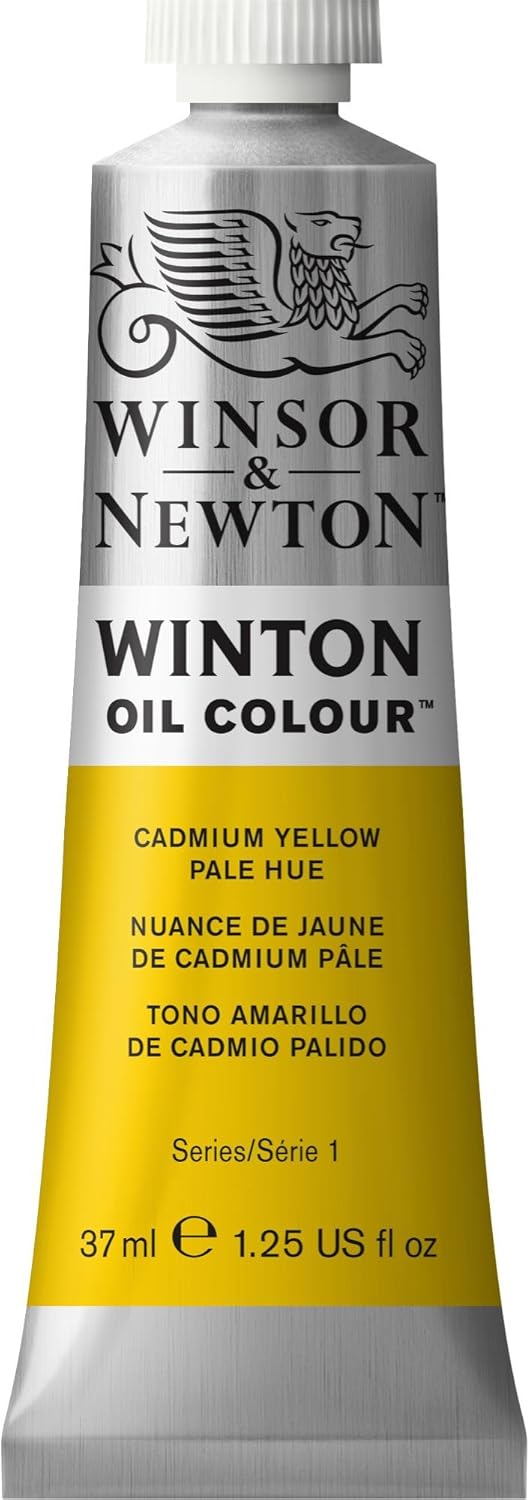 Winsor & Newton 37ml Winton Oil Colour Tube - Cadmium Yellow Pale Hue,1414119, 37 ml (Pack of 1)