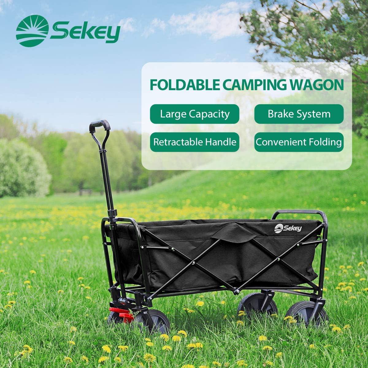 Super Saturday Sekey Foldable With Brakes Foldable Hand Cart Foldable