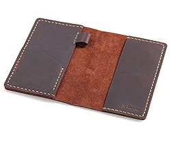 Leather Journal Cover for Field Notes, Notebook