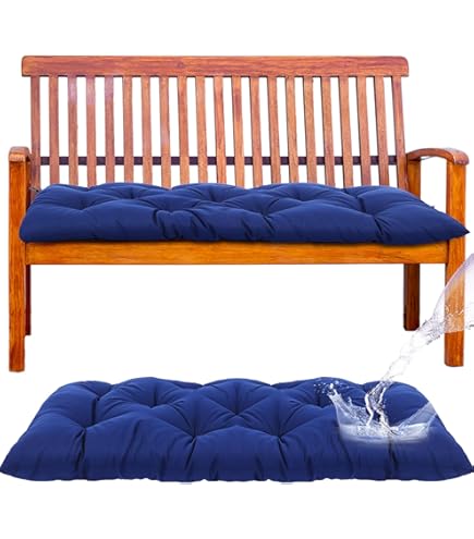4ft Waterproof Bench Pads Amazon 42 Inch Bench Seat Cushion