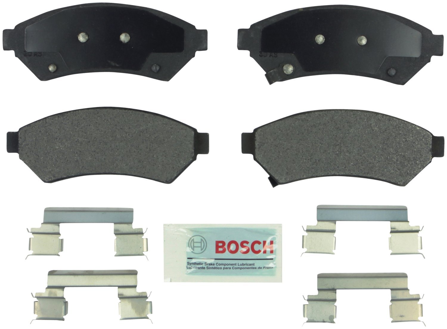 BOSCH BE1075H Juego de pastillas de freno de disco cerámico azul con tornillería - Delantero