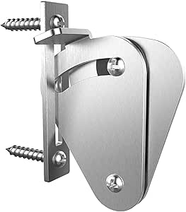 Cerradura de puerta corredera para puerta de granero, de acero