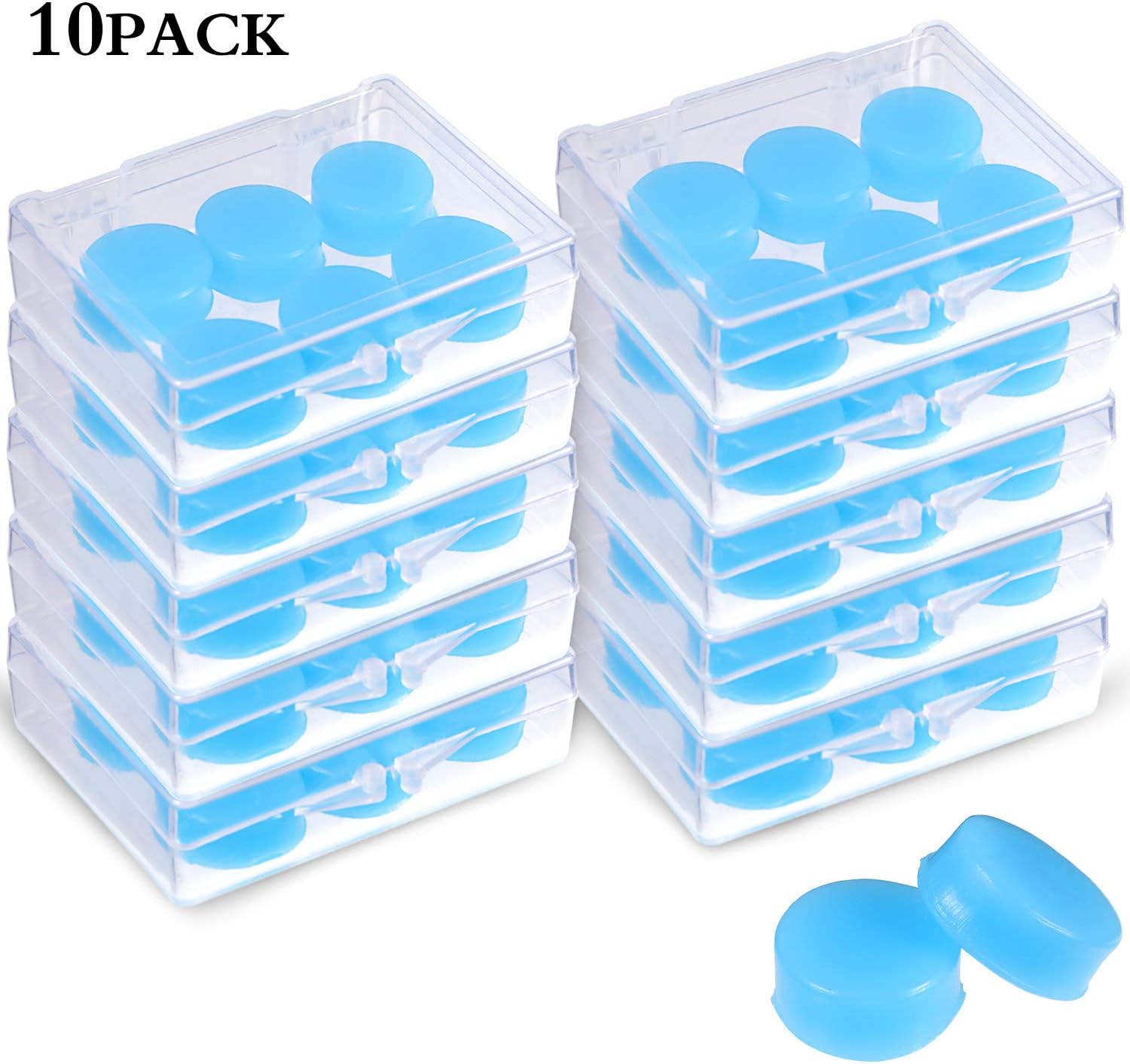 30 Pairs Silicone Ear Plugs Soft Protective Putty Earplugs Moldable