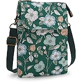 JINSI Small Floral Crossbody Bags for Women, Cute Vintage Cell Phone Bag, Portable Purse Handbags Wallet with Strap