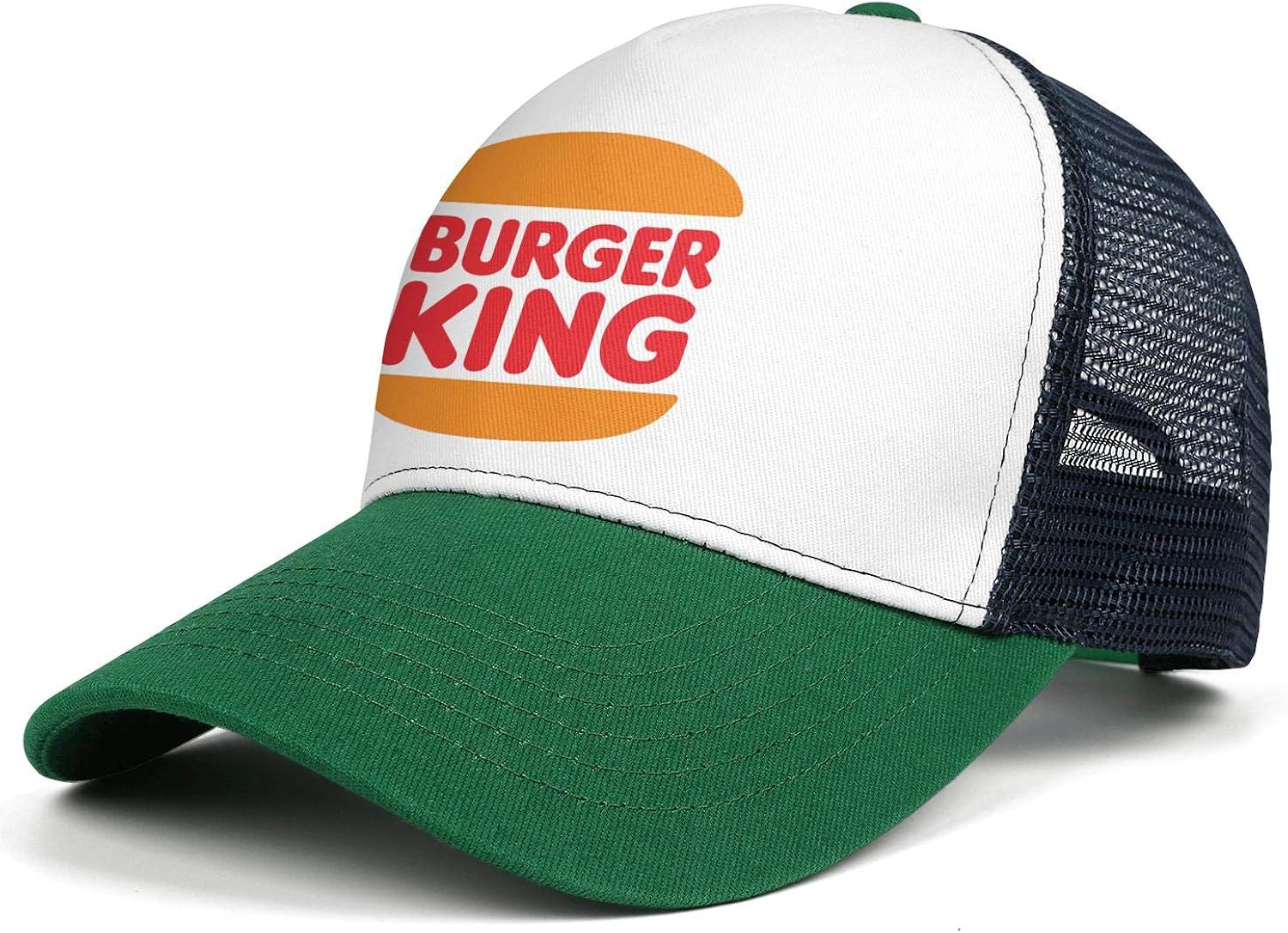 Topstankcc Fashion Trucker Hats BurgerKingLogoGreen Unisex Sports