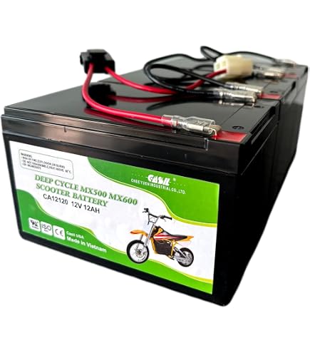 AJC Replacement Battery For Razor MX650 Dirt Rocket - 12V 12Ah Sealed Lead Acid (SLA)