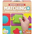 Amazon.com: Chuckle & Roar - Matching+ Wooden Sensory Shapes - Logic ...