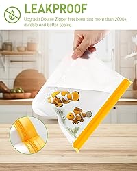 IDEATECH 20Pack Reusable Bags Dishwasher