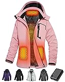 Women Puffer Graphene Heated Jacket Battery Pack
