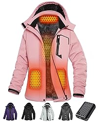 Women Graphene Heated Jacket Electric Warming Coat