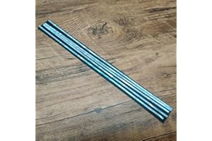 Lacmopyle 1 Lot Real Paua Abalone Shell Inlay Strips for DIY, Mother of Pearl Material Supplies for Guitar, Jewelry Making, Wood Art (White, 240mm*2mm)