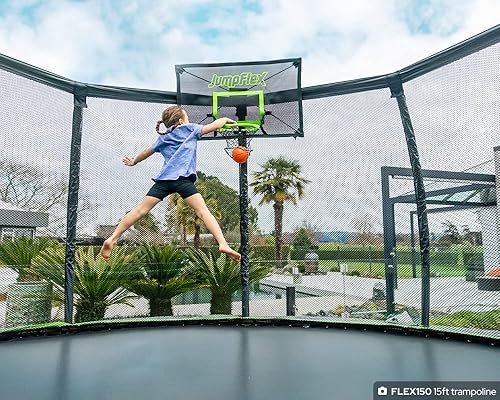 Jumpflex FLEX140-14FT Trampoline with Safety Enclosure Net, ASTM