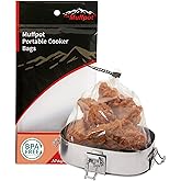 The Muffpot Portable Cooker Bags 7"X 10.5". Compatible with All Exhaust Food Warmer.Heat Resistant, BPA Free. Also Suitable f