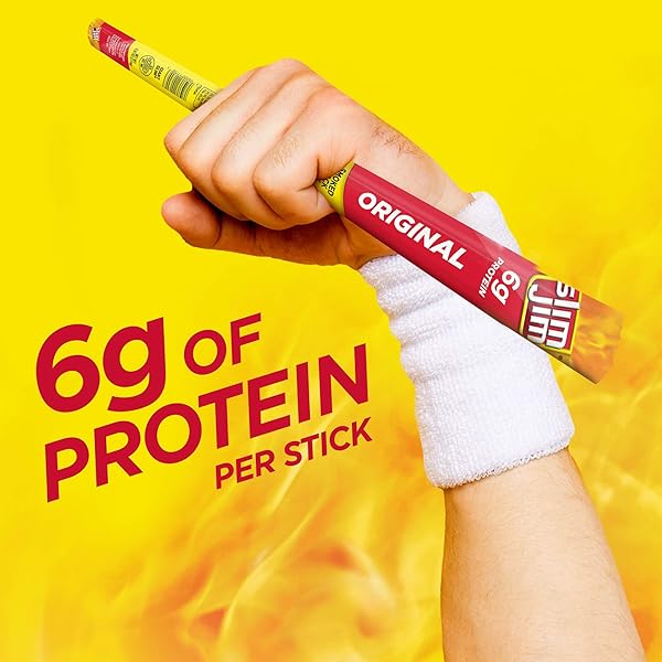 SLIM JIM GIANT SMOKED MEAT STICKS, ORIGINAL FLAVOR, 6G PROTEIN PER STICK, EASTER BASKET STUFFER FOR MEN, 0.97 OZ. (24 COUNT)