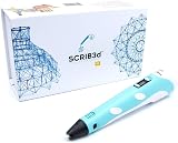 SCRIB3D P1 3D Printing Pen with Display, PLA Starter Pack & Guide view 2