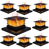 Dynaming 8 Pack Solar Post Cap Lights Outdoor with