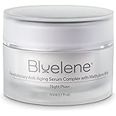Bluelene Anti-wrinkle Night Plus+ Cream, with Methylene Blue and Vitamin C serum. (50 ml)