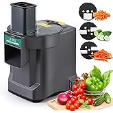 Newhai 3 in 1 Electric Vegetable Dicer Slicer Shredder Multifunctional Vegetable Chopper Automatic Veggie & Fruit Cutter Mach