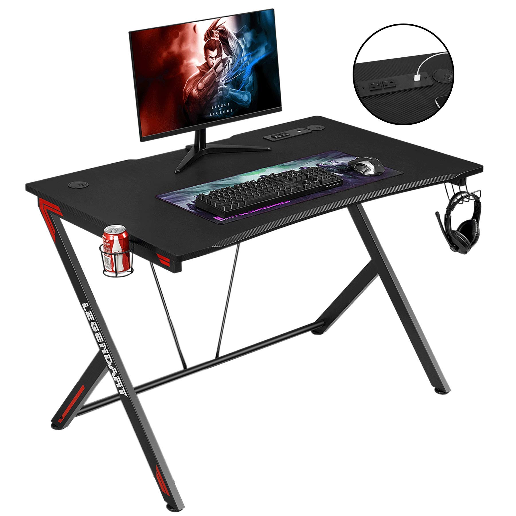 Buy Gaming Desk, Computer Desk Professional Gaming Desk 45 inch, Gaming