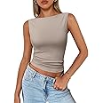 Trendy Queen Women Going Out Casual Tank Tops Spring Summer Basic Cute 2025 Sleeveless Shirt Y2K Fashion Outfit Clothes