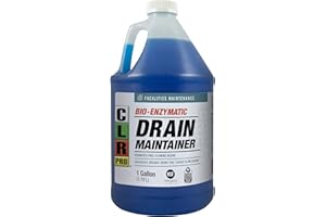 CLR PRO Commercial Drain Maintainer and Grease Trap Treatment, Preventative Maintenance Bio Enzyme Formula, Reduces Odor and Breaks Down Grease, 1 Gallon Bottle