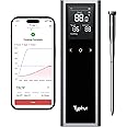 Typhur Sync One Smart Wireless Meat Thermometer: Standalone Base with LCD Display, Unlimited WiFi & Bluetooth Range, Enhanced Signal Stability for BBQ, Grill, Oven, and Smoker