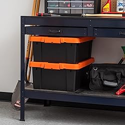 IRIS USA 12 Gallon Lockable Storage Bins with