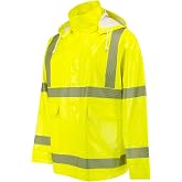 Radians Unisex Rw08j Class 3 Self-extinguishing Rain Jacket