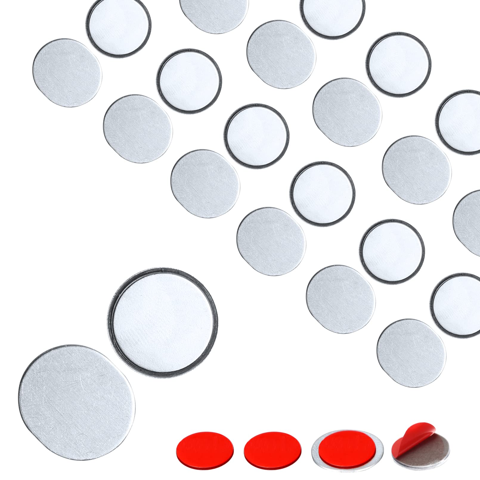 Mousike Magnetischer Türschnäpper Ultradünne Schrankmagnete Edelstahl Schublade Magnet Verschluss für Schiebetür Verschluss Küche Schrank Schrank Schließer (D15-12) — image 1