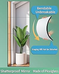 Unbreakable Full Length Mirror for Wall