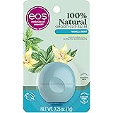 eos 100% Natural Lip Balm- Vanilla Mint, All-Day Moisture, Made for Sensitive Skin, Lip Care Products, 0.25 oz