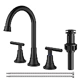 FORIOUS 8 Inch Widespread Bathroom Faucets 3 Holes