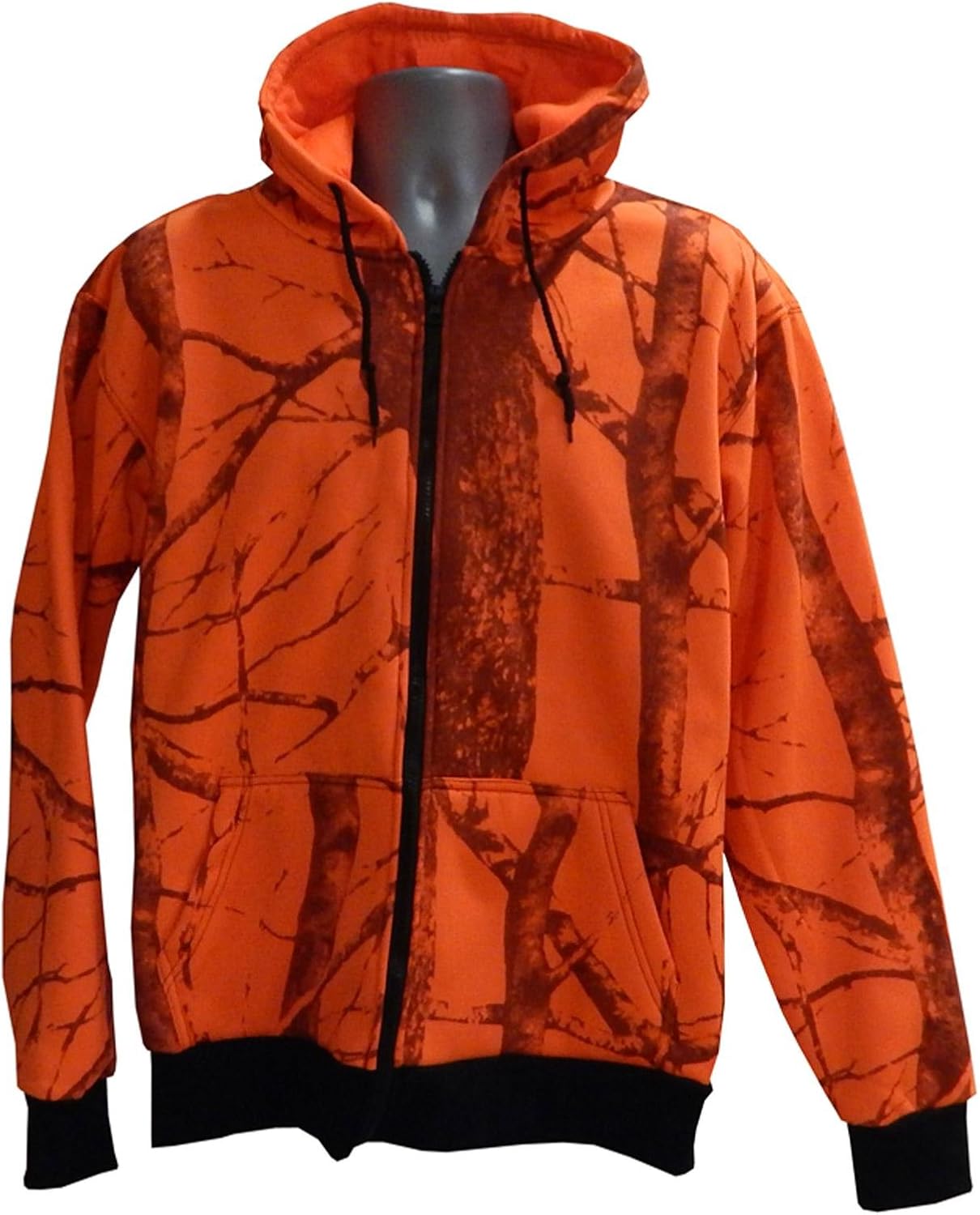 Orange Blaze Camo Full Zip Hoodie Jacket (3XL): Amazon.ca: Sports & Outdoors