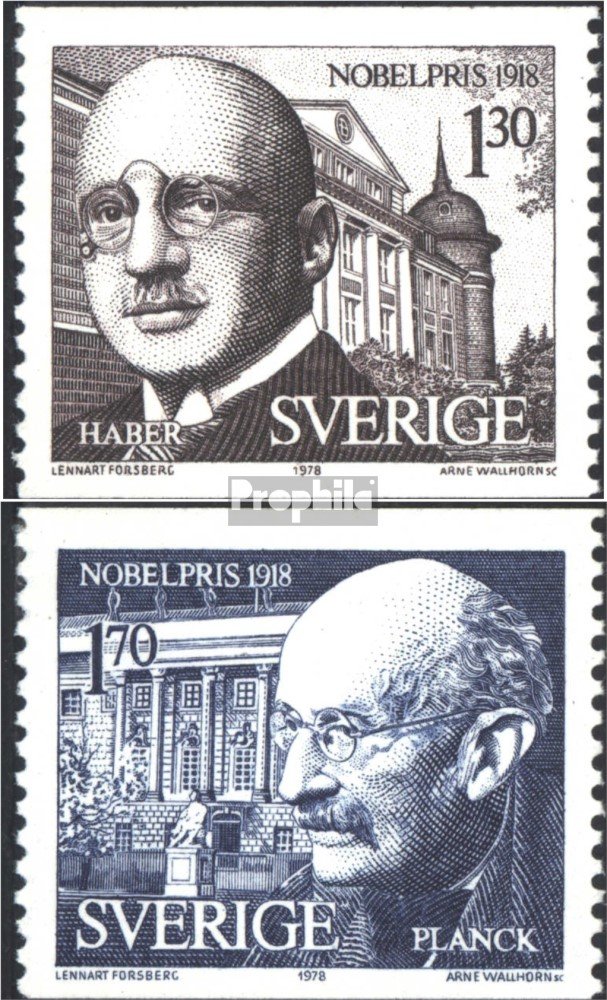 Prophila Collection Schweden 1051 1052 Briefmarken Fur Sammler Kompl Ausg 1978 Noblpreistrager Hobbys Sammlerstucke Alphabetville Org