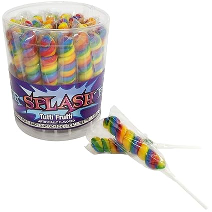 Alberts Color Splash Pops Tubs 30 Ct Rainbow Tuitti