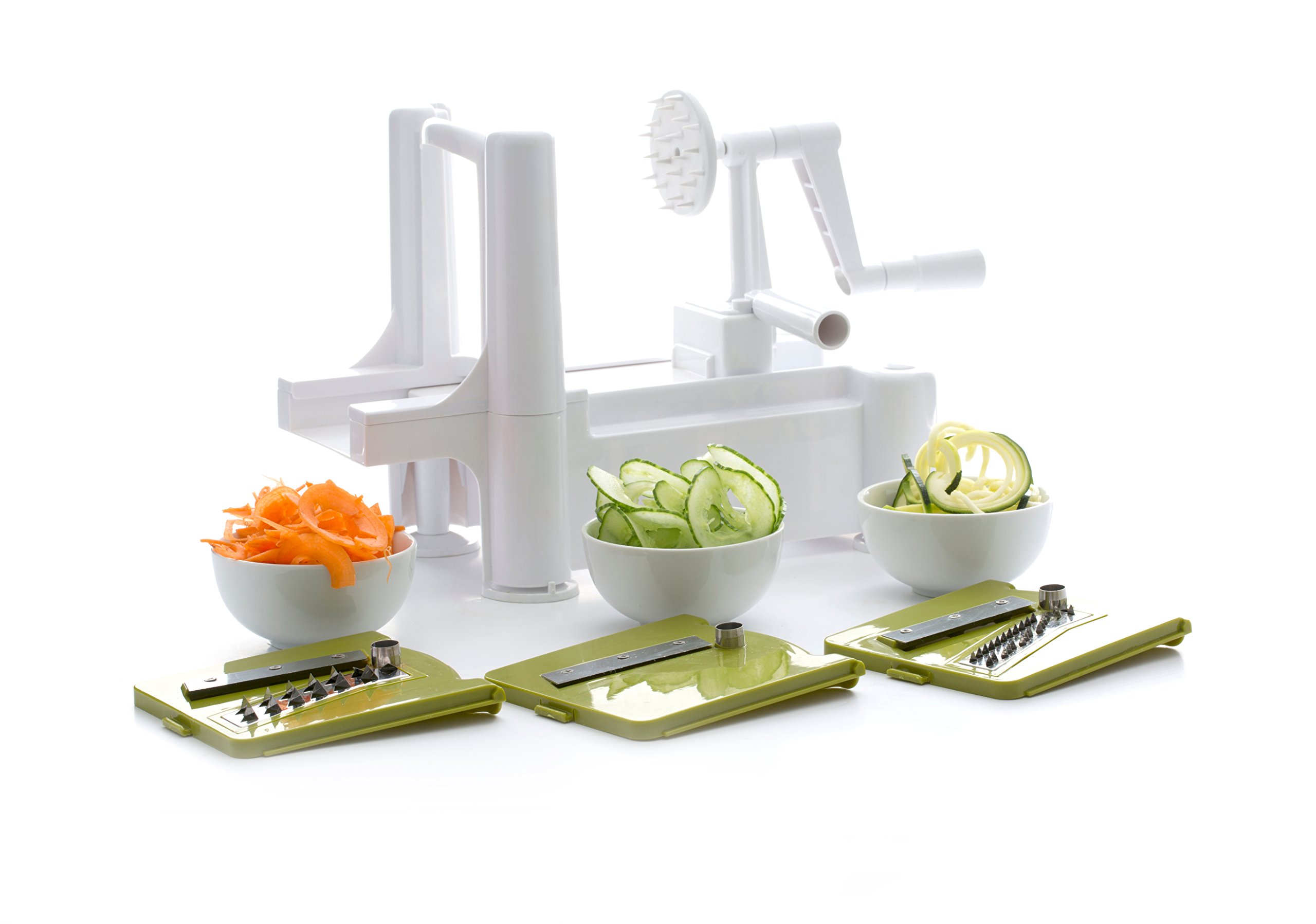 Dexam Spiralizer/Spiral Slicer with 3 Blades, White