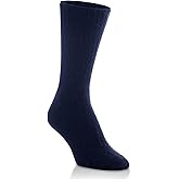 Worlds Softest Womens Crew Socks 1-Pair, MW, Navy