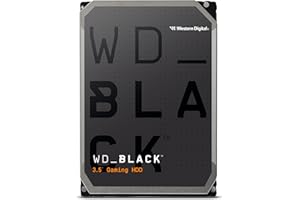 Western Digital 10TB WD_Black Performance Internal Hard Drive HDD - 7200 RPM, SATA 6 Gb/s, 512 MB Cache, 3.5" - WD102FZBX