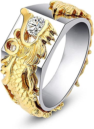 Amazon Com Guy Sex Cc Rings For Men Domineering Dragon Pattern