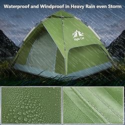 Night Cat Pop Up Tent, 2-3 Persons Instant Camping