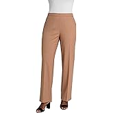 Briggs New York Womens Briggs New York Women's Pull on Straight Leg Woolie Pant