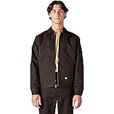 Dickies Men's Lined Eisenhower Jacket, Dark Brown, Large