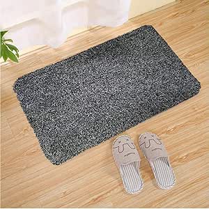 Dqianyu Alfombrilla de Baño Antideslizantes,Flocado de algodón y