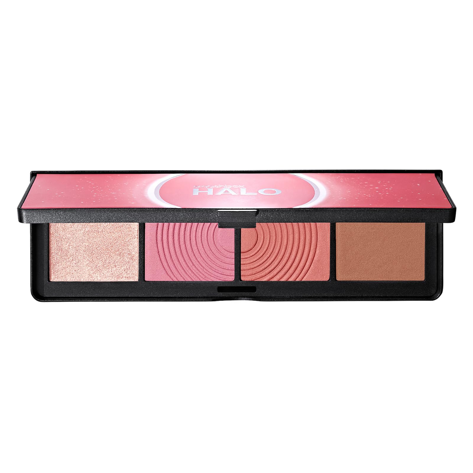 Smashbox Halo Sculpt + Glow Face Palette | Vitamin E, Long Lasting, Contour + Highlighter, 0.55 Ounce, Pink Saturation